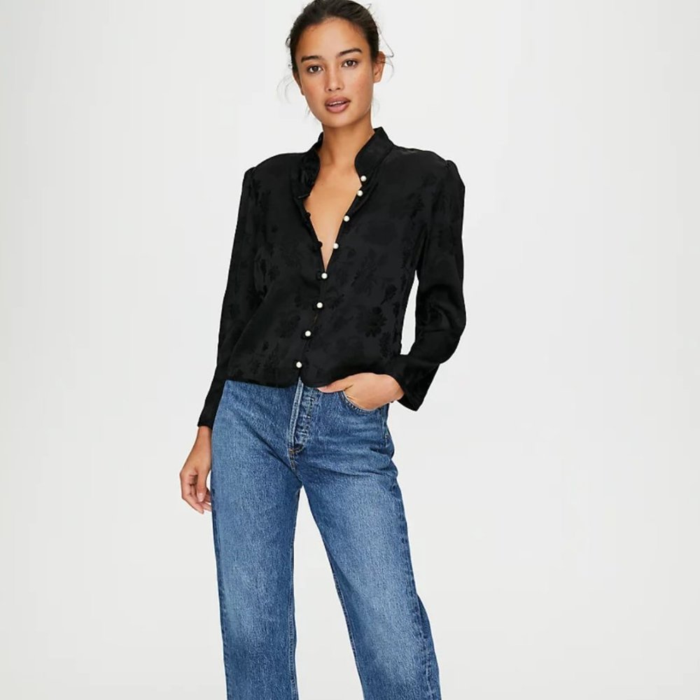 Aritzia Wilfred Baroque Blouse